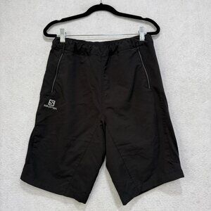 Salomon Shorts Mens Small Black AdvancedSkin ActiveDry Outdoor Hiking Athletic